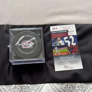 Max Domi Autographed Puck